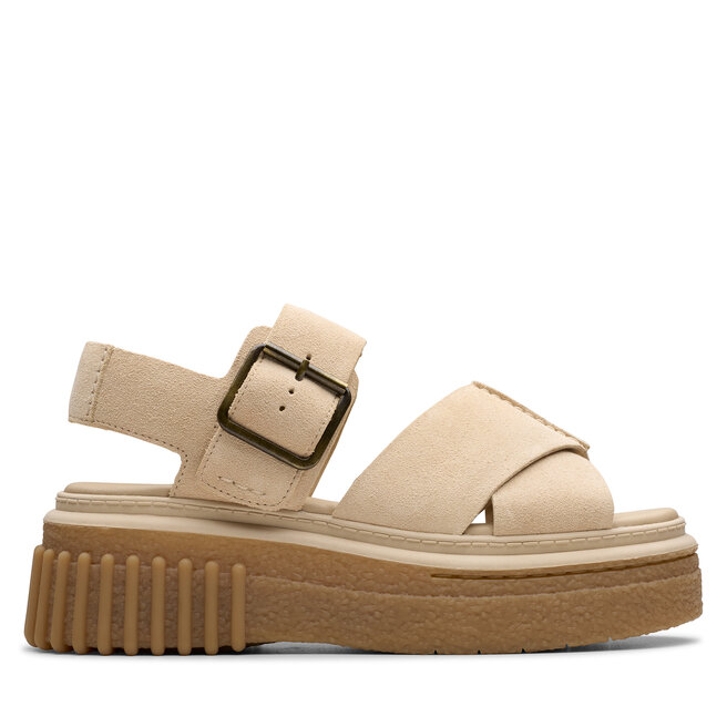 Sandały Clarks Evamar Wish - Beżowy