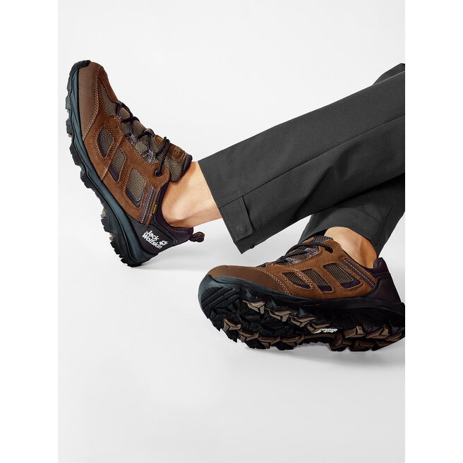 Jack Wolfskin Trekingová obuv Jack Wolfskin Vojo 3 Texapore Low M 4042441 Brown/Phantom