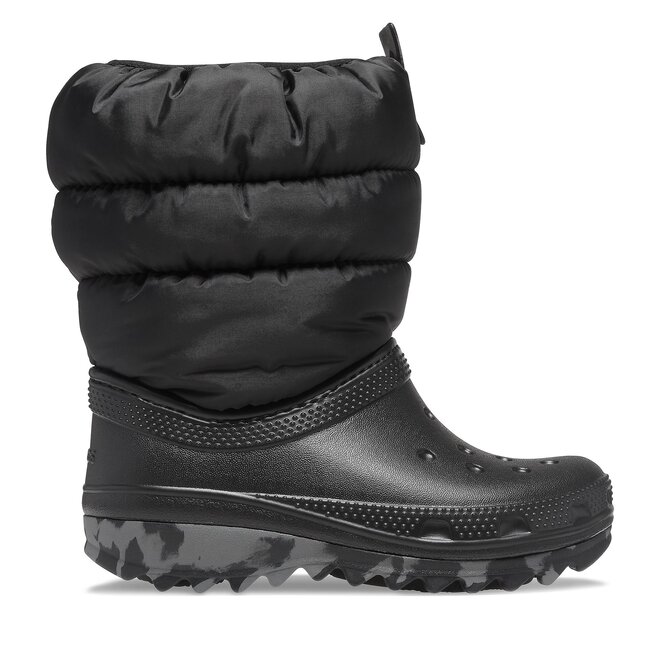 Śniegowce Crocs Crocs Classic Neo Puff Boot T - Czarny