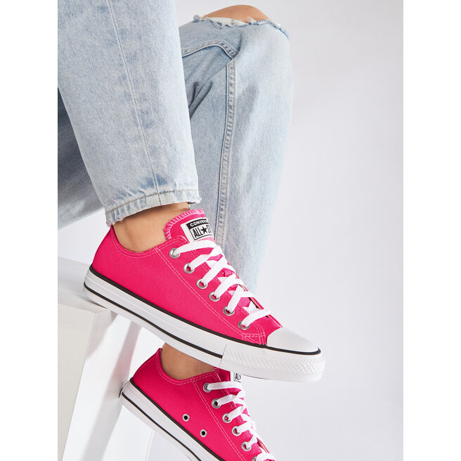 Sportbačiai Converse Ctas Ox 170157C Hyper Pink • Www.eavalyne.lt