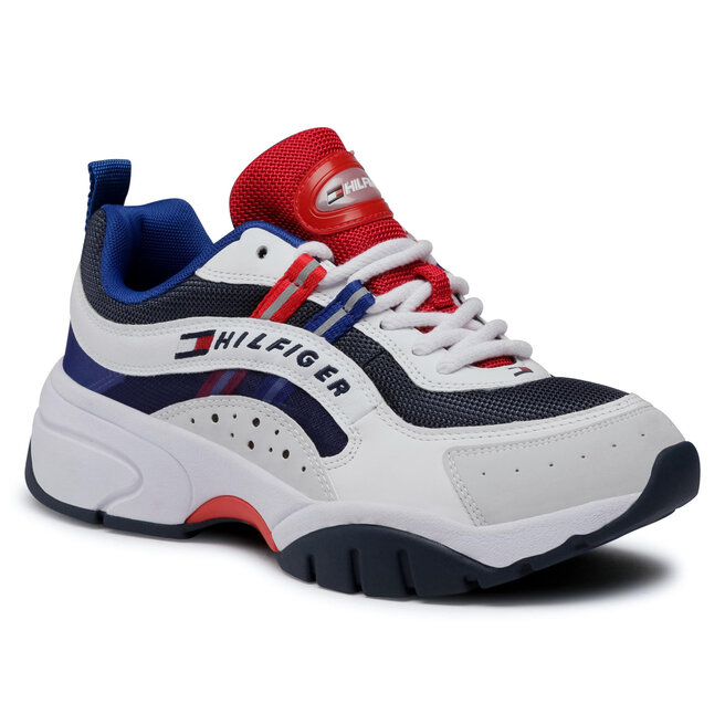 Laisvalaikio batai Tommy Jeans Heritage Tommy Jeans Runner EM0EM00482 Rwb  0K9 • Www.eavalyne.lt