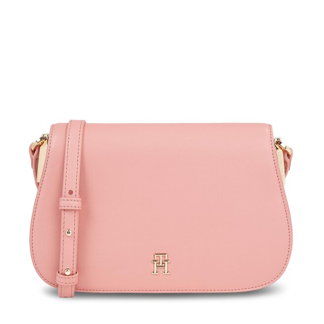 Torebka Tommy Hilfiger Th Spring Chic Flap Crossover - Różowy