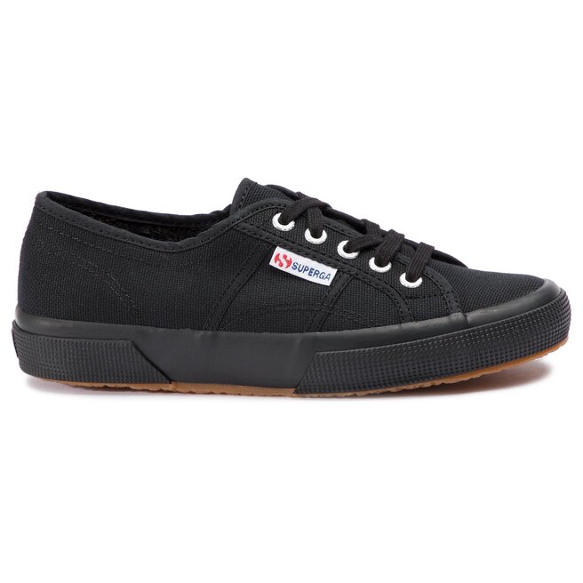 superga black cotu