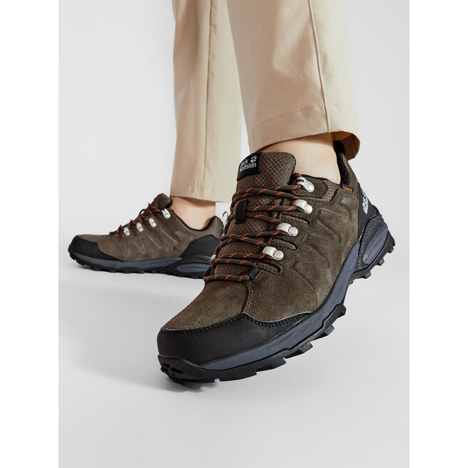 Jack Wolfskin Bakancs Jack Wolfskin Refugio Texapore Low M 4049851 Khaki/Phantom