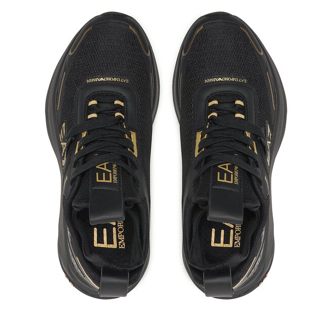 EA7 Emporio Armani Сникърси EA7 Emporio Armani X8X089 XK234 S386 Triple Black/Gold Eb