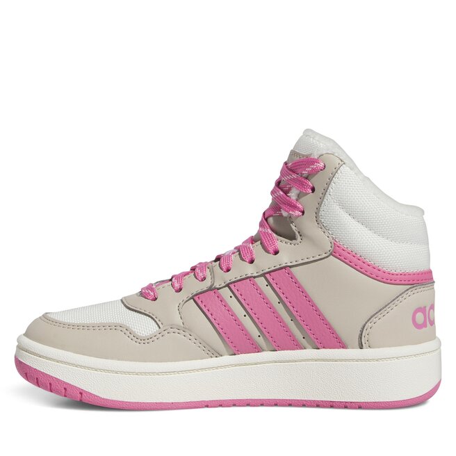 Buty adidas Hoops Mid 3.0 Shoes Kids IF7739 Wonbei Pnkfus Owhite