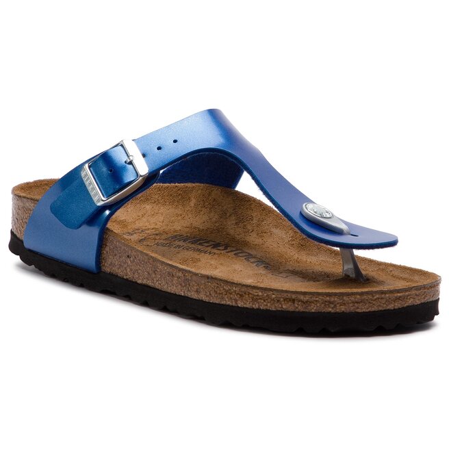 Tongs Birkenstock Gizeh Bs 1012982 Electric Metallic Ocean