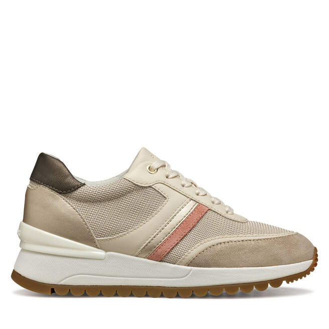 Sneakersy Geox D Desya D3500A 0AS54 - Beżowy