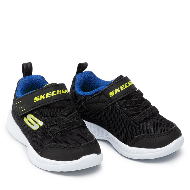 Skechers Sneakers Skechers Mini Wanderer 407300N/BBLM Blk/Blue/Lime
