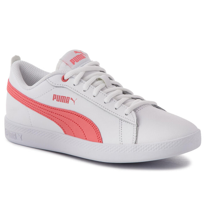 Laisvalaikio batai Puma Smash Wns v2 L 365208 05 Puma White/Shell Pink •  Www.eavalyne.lt