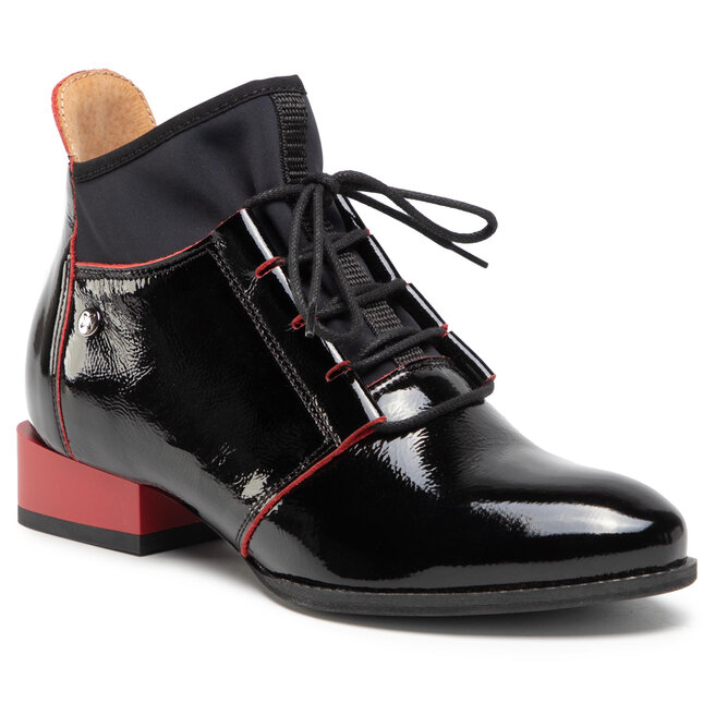Botine Maciejka 04744-16/00-5 Czarny Z Czerwonym