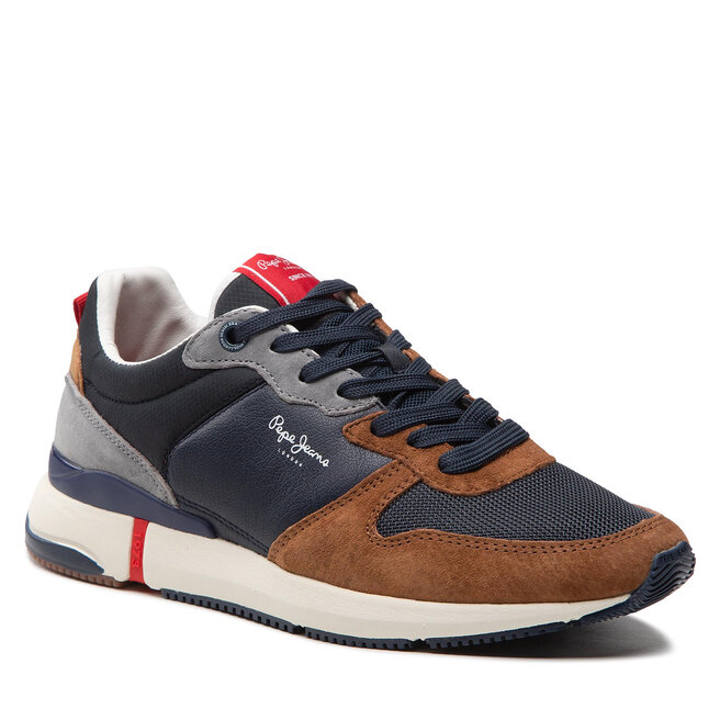 Pepe Jeans Sneakersy Pepe Jeans London Pro Basic 22 PMS30864 Cognac 879