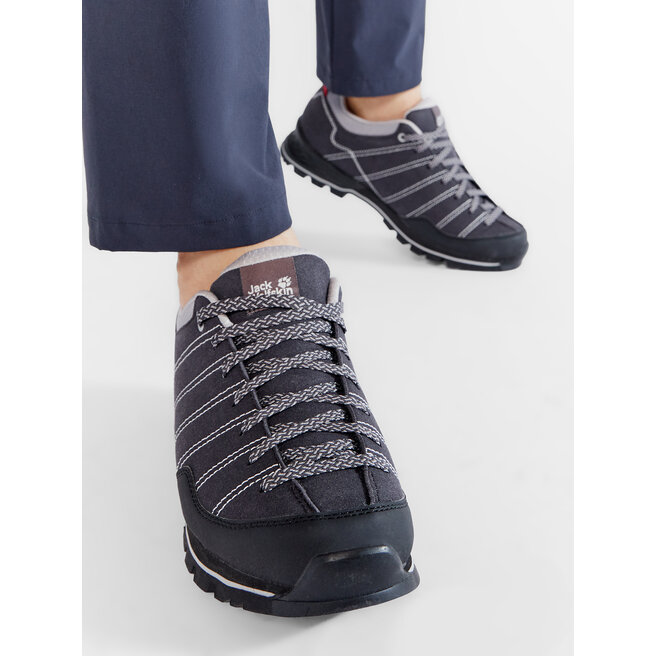 Trekkingschuhe Jack Wolfskin Scrambler Low M 4036701 Phantom Lght