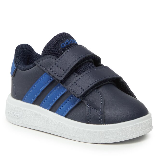 adidas Pantofi adidas Grand Court Lifestyle Hook and Loop Shoes IG2557 Legink/Royblu/Ftwwht