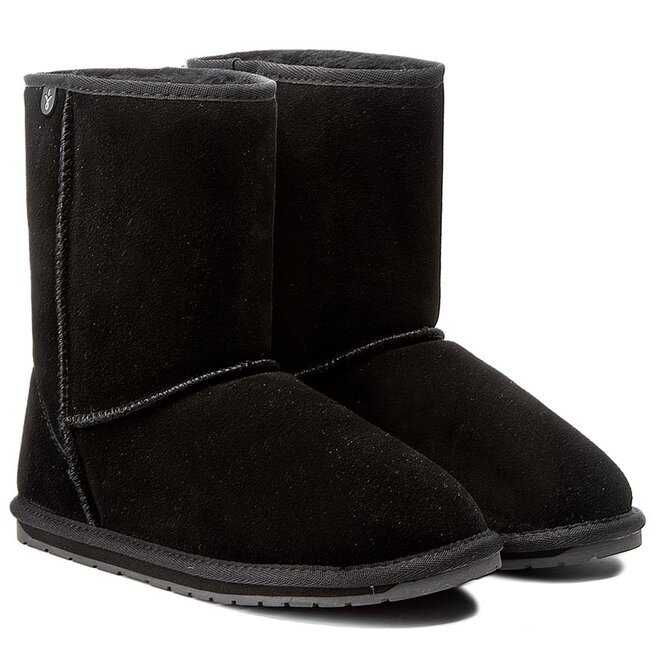 EMU Australia Boty EMU Australia Wallaby Lo Teens T10102 Black