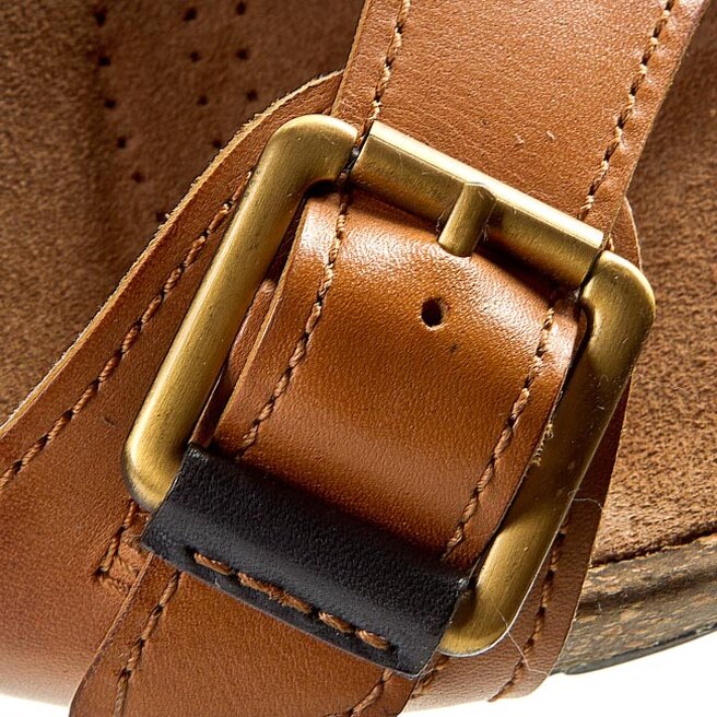 Sanda y Clarks Overly Sparkle 261086674 Tan Leather eobuwie .pl