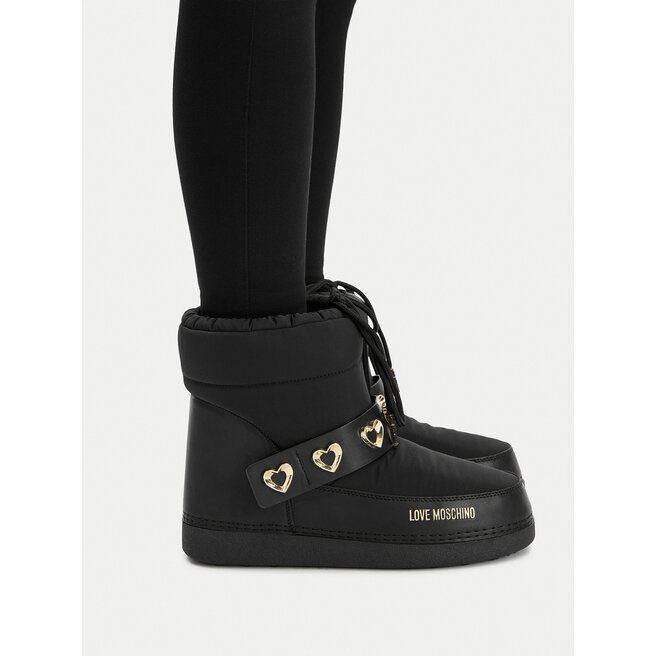 Śniegowce LOVE MOSCHINO JA24182G1NISD00A Czarny - kobiece