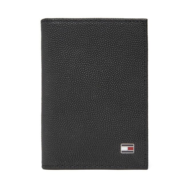 Duży Portfel Męski Tommy Hilfiger Th Flag Bifold - Czarny