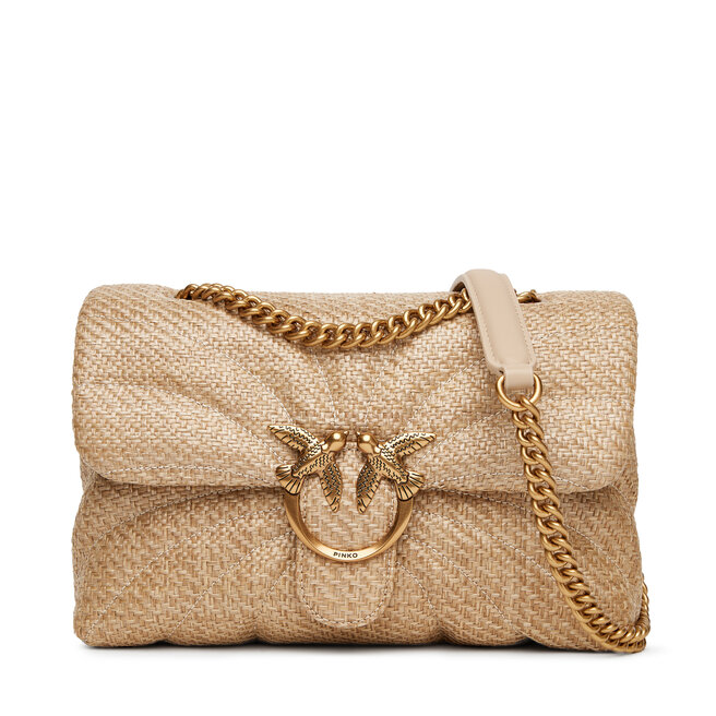 Torebka PINKO Love Puff Classic Cl PE 25 PLTT 100038 - Beżowy