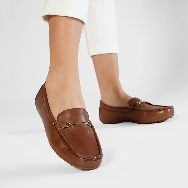 Lauren Ralph Lauren Mokasinai Lauren Ralph Lauren Briony 802724348002 Polo Tan