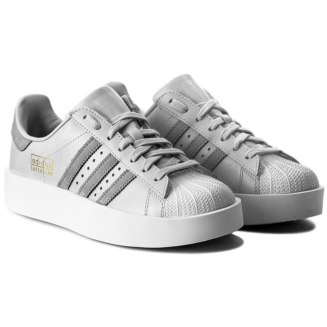Zapatos adidas Superstar Bold W CG3694 Lgsogr Midgre Ftwwht