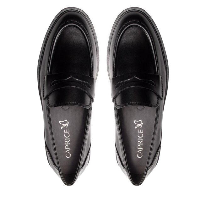 Caprice Loafersy Caprice 9-24206-41 Black Nappa 022