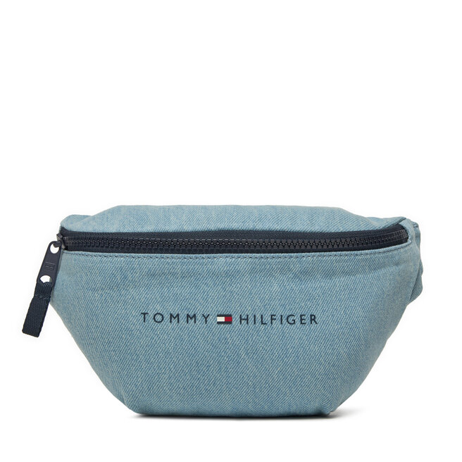 Saszetka nerka Tommy Hilfiger Th Essential Denim Bumbag - Niebieski