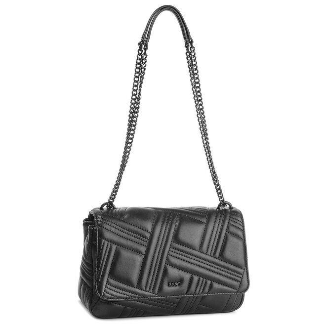 Torebka DKNY Allen Lg Flap Shoulder R833B637 Blk Black BBL