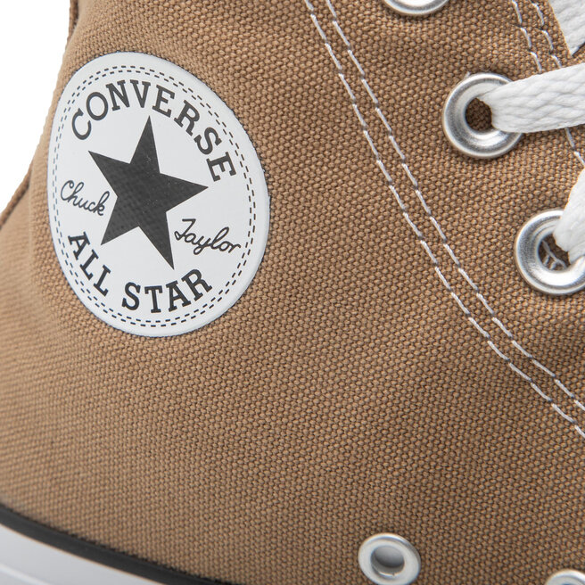 Converse Кецове Converse Ctas Hi A00786C Sand Dune/White/Black