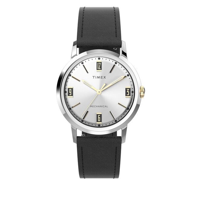Ρολόι Timex Marlin Mechanical TW2V44700 Black/Silver