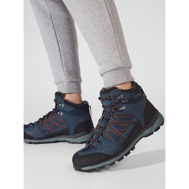 Regatta Παπούτσια πεζοπορίας Regatta Samaris II Mid RMF539 Navy/Burnt Salmon F96