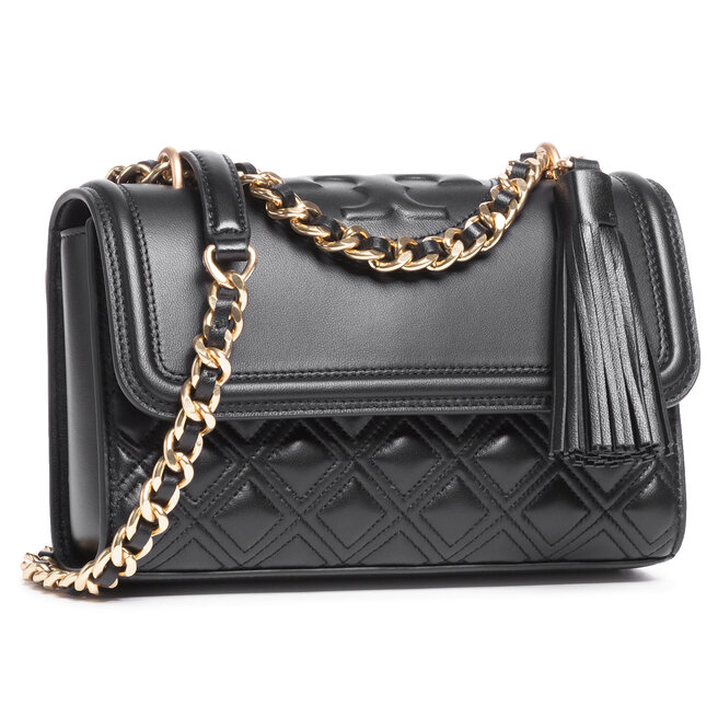 Torebka Tory Burch Flaming Small Convertible Shoulder Bag - Czarny