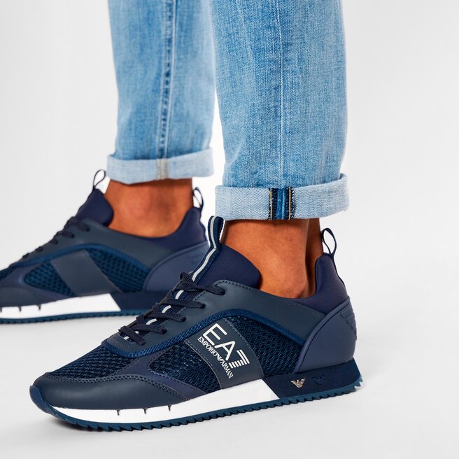 EA7 Emporio Armani Сникърси EA7 Emporio Armani X8X027 XK050 D813 Navy/White