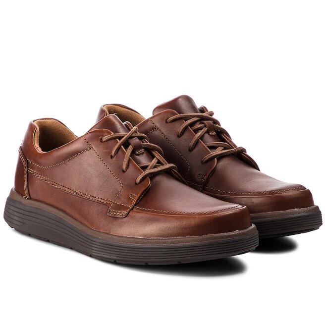 Chaussures basses Clarks Un Abode Ease 261369827 Dark Tan Lea