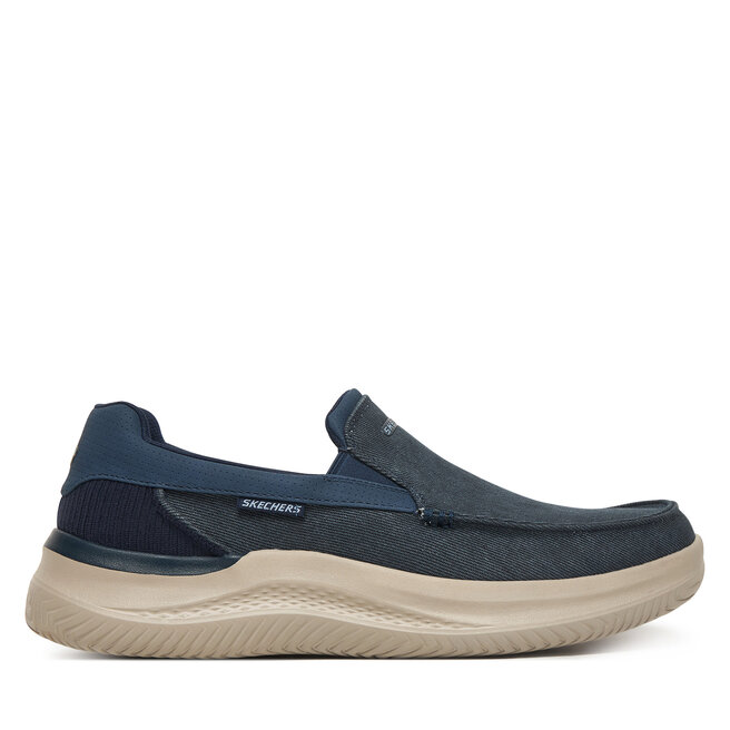 Półbuty Skechers Relaxed Fit: Hasting - Fielden 205066/NVY Granatowy - męskie
