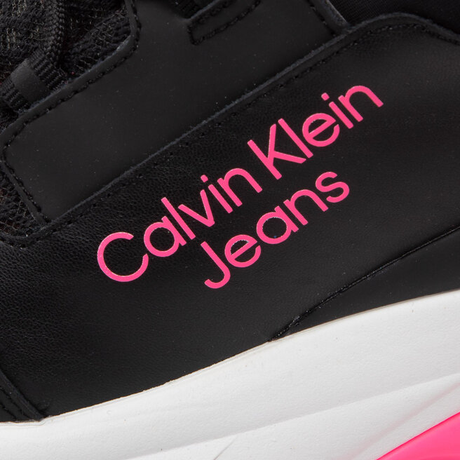 Calvin Klein Jeans Αθλητικά Calvin Klein Jeans Wedge Runner 1 YW0YW00531 Black/Knockout Pink 0GP
