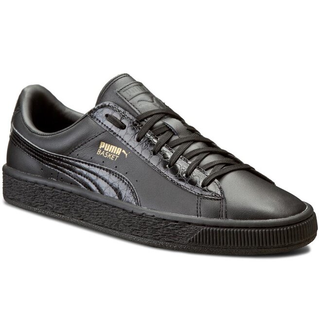 puma basket sneakers black