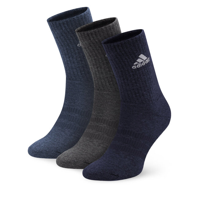 Zestaw 3 par wysokich skarpet unisex adidas IP2634 - Kolorowy