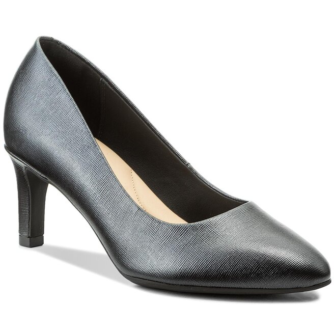 P buty Clarks Calla Rose 261318574 Black Leather eobuwie .pl