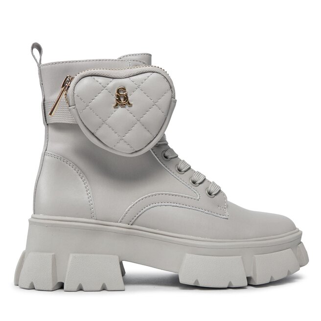 Trapery Steve Madden Tanker-H Bootie SM19000035 - Écru