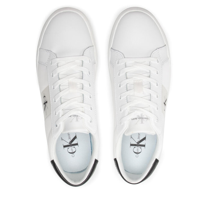 Calvin Klein Jeans Sneakersy Calvin Klein Jeans Classic Cupsole 1 YM0YM00318 White/Black 0K8