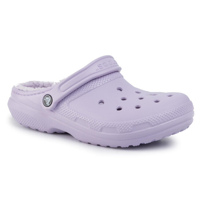 classic lined clog crocs lavender
