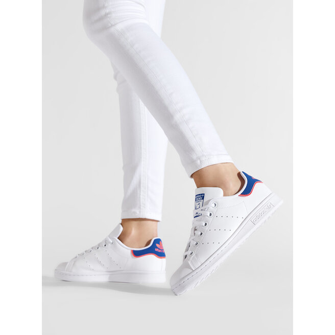 adidas Topánky adidas Stan Smith J GZ9924 Ftwwht/Boblue/Ftwwht