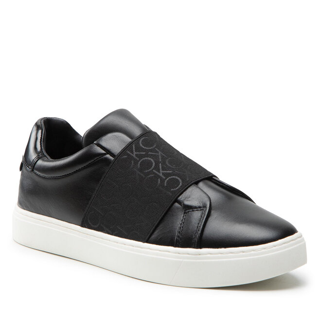 Sneakers Calvin Klein Cupsole Slip On He HW0HW01325 Ck Black BAX BAX imagine noua