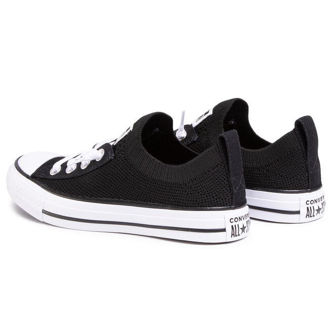 Converse Plátenky Converse Ctas Shoreline Knit Slip 565489C Black/White/Black
