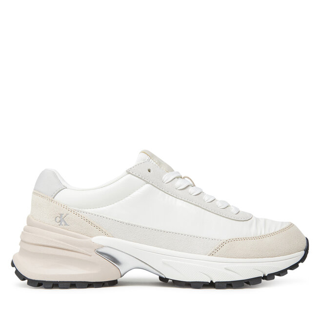 Sneakersy Calvin Klein Jeans Hike Runner Mg Nylon Perl - Biały