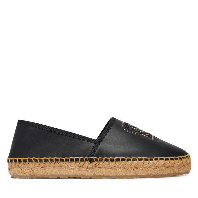 Espadryle LOVE MOSCHINO JA10532G0OIA0000 Czarny - kobiece