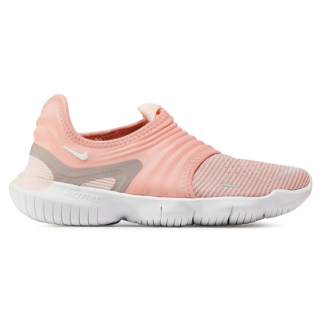 Nike free rn flyknit rosa clearance