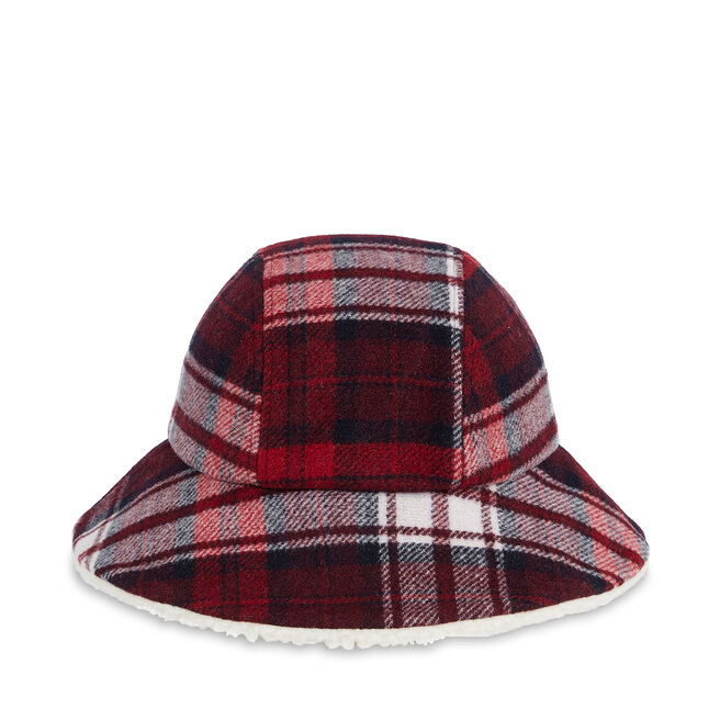 Tommy Hilfiger Klobouk Tommy Hilfiger Tommy Check Bucket Hat AW0AW15313 Space Blue DW6