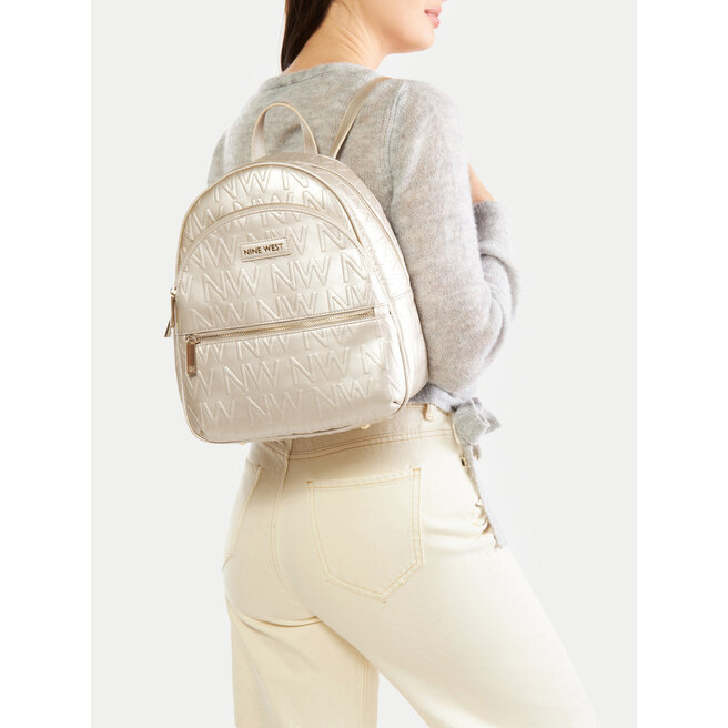 Plecak Nine West LX10046 Złoty -